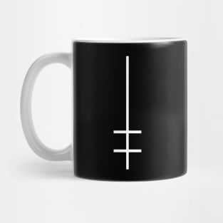 Heaven Upside Down Cross Mug